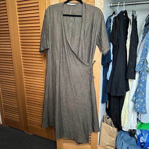 Bryn Walker linen wrap dress - M - NWOT